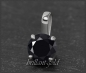 Preview: Brillant Anhänger 585 Weißgold; 1,14ct, schwarz